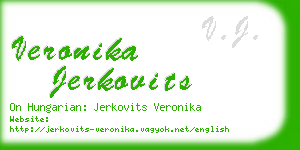 veronika jerkovits business card
